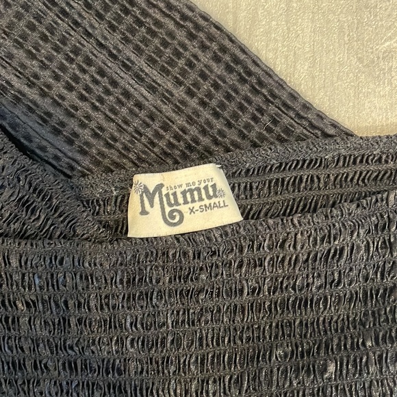 Perfect Condition Show Me Your Mumu Black Crop Top - Picture 9 of 12